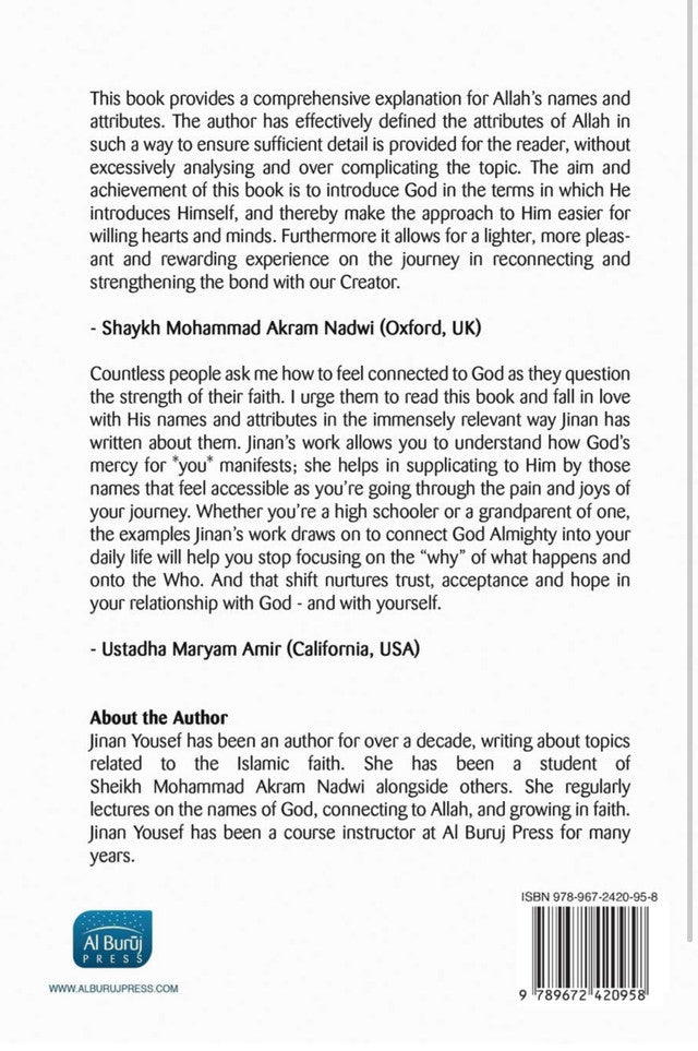 Réflexions sur les Noms d'Allah | Jinan Yousef