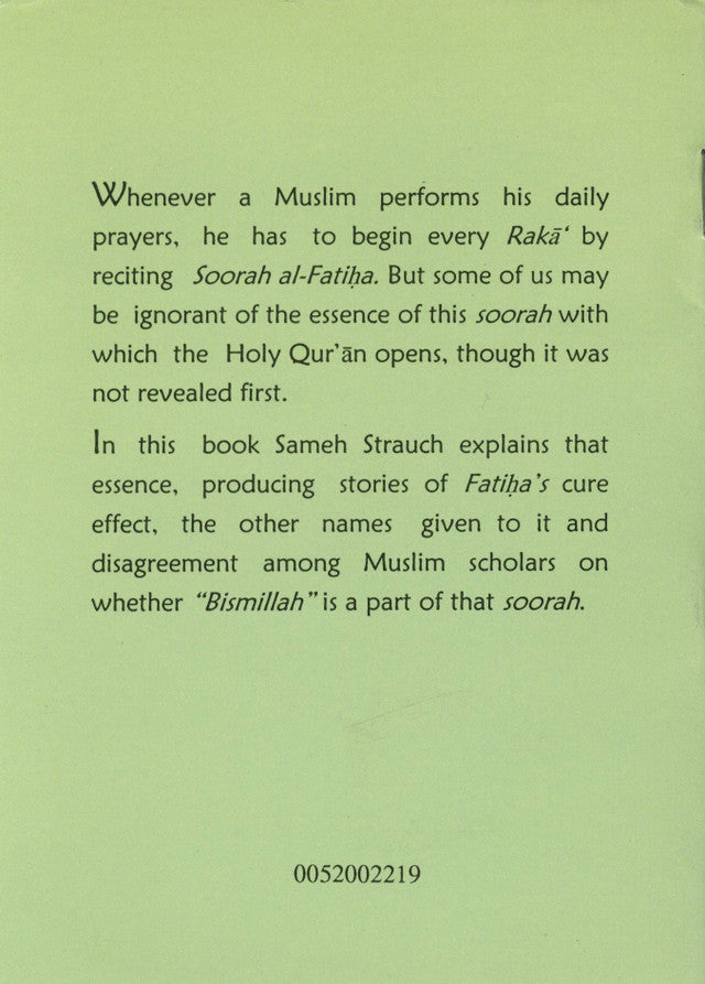 Tafseer Soorah Al Faatiha : Poche grande taille