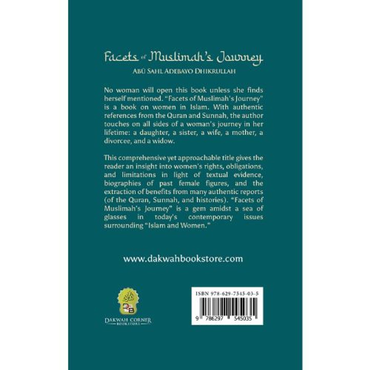 Facets of Muslimah’s Journey | Abu Sahl Adebayo Dhikrullah