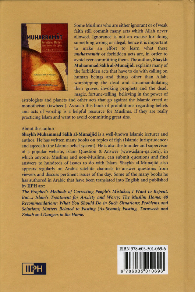 Les interdits de Muharramat que certains prennent à la légère