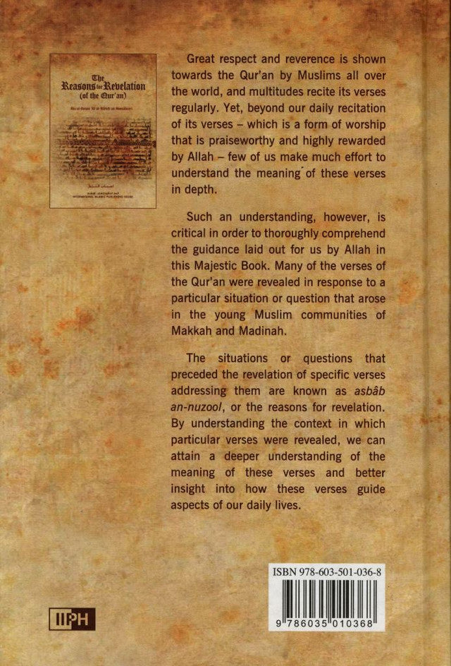 Les raisons de la révélation du CORAN par Abu Al Hassan Ali Al Wahidi An Neesaboori