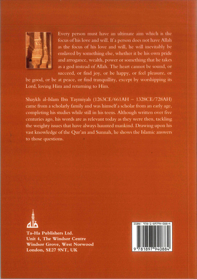 Al-Ubudiyyah: Being a True Slave of ALLAH By Ibn Taymiyah