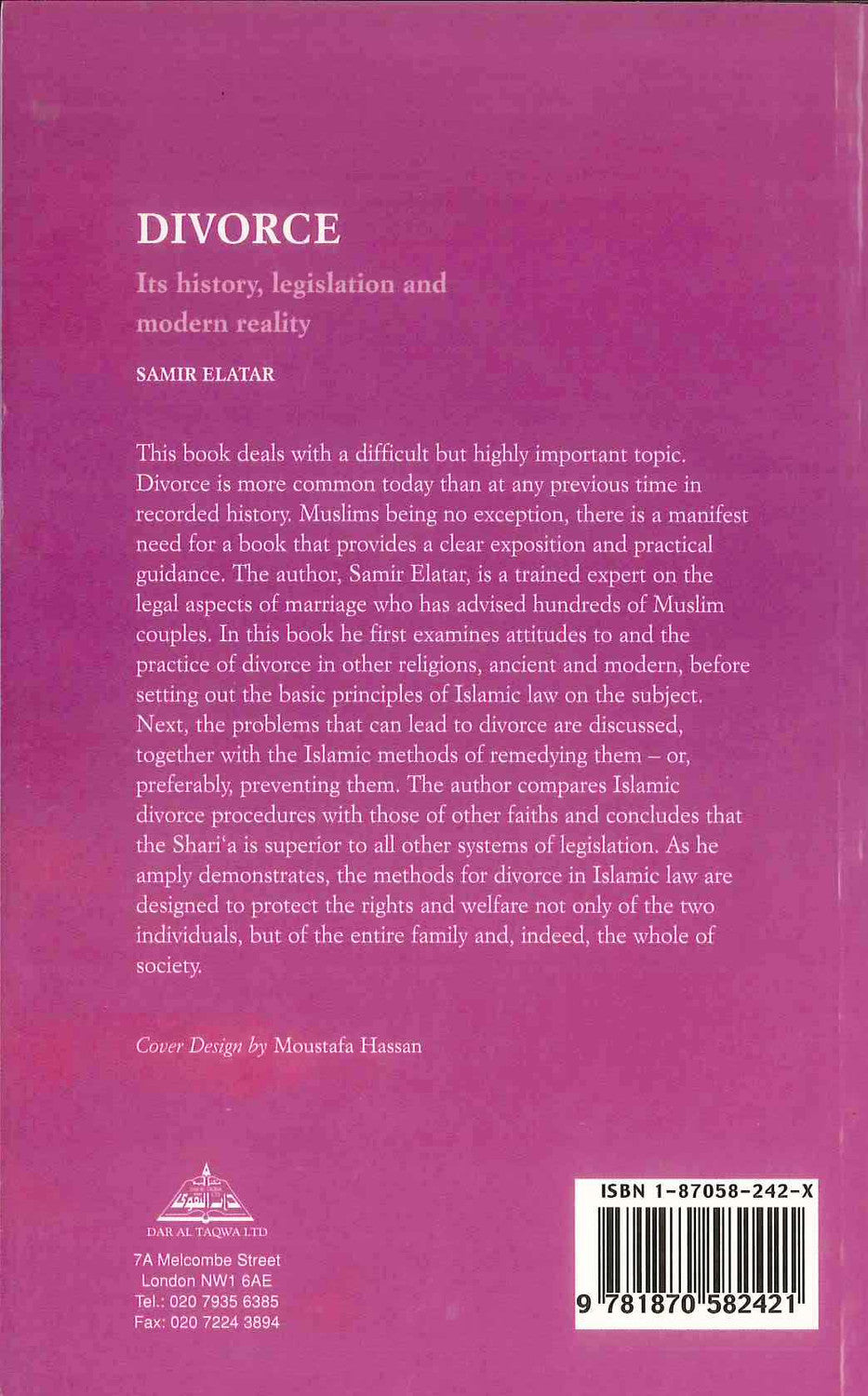 Divorce: Its History, Legislation & Modern Reality – Samir El-Atar | Islamic Perspective on Divorce