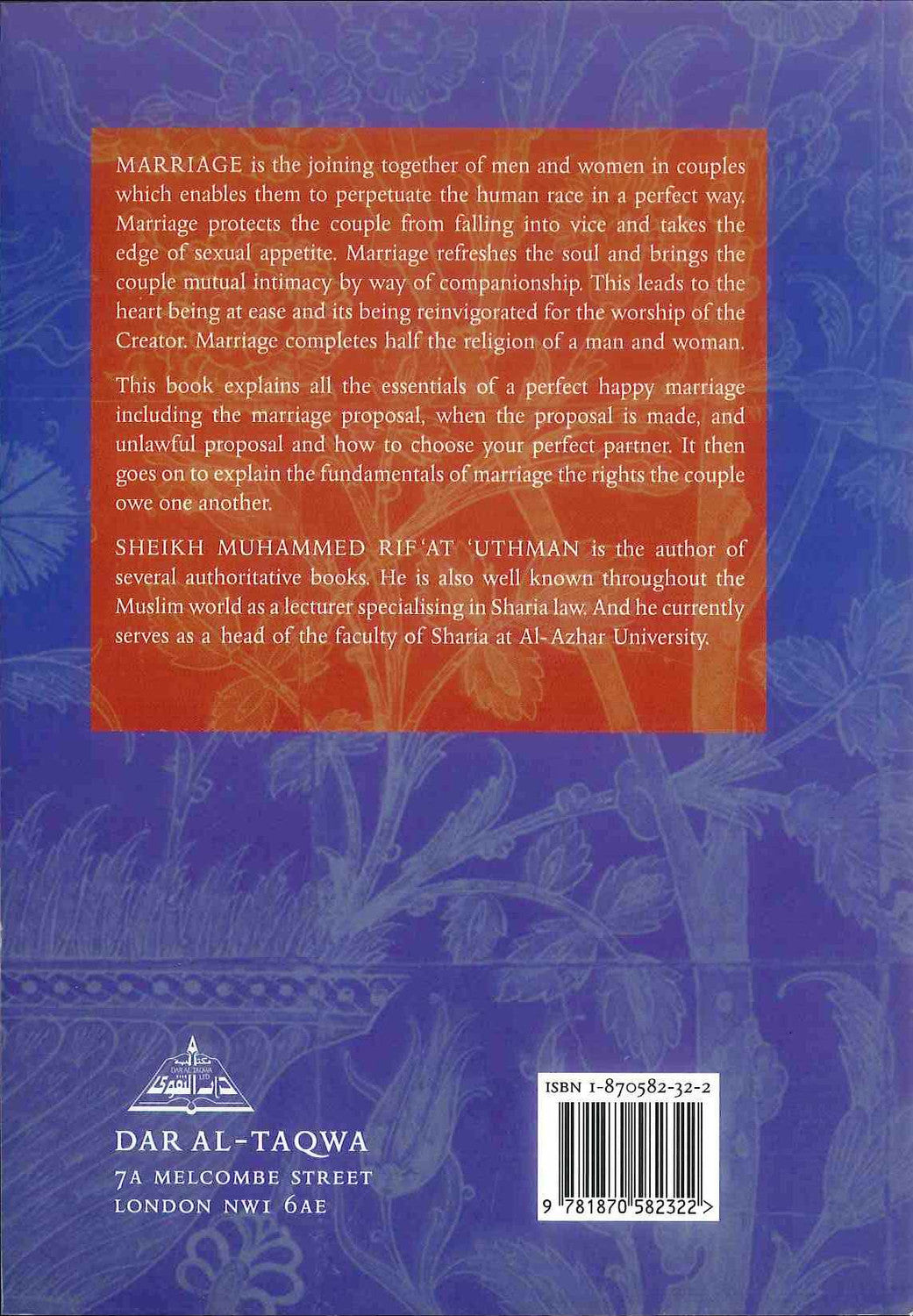 The Essentials of Islamic Marriage – Sheikh Muhammad Rifat Uthman