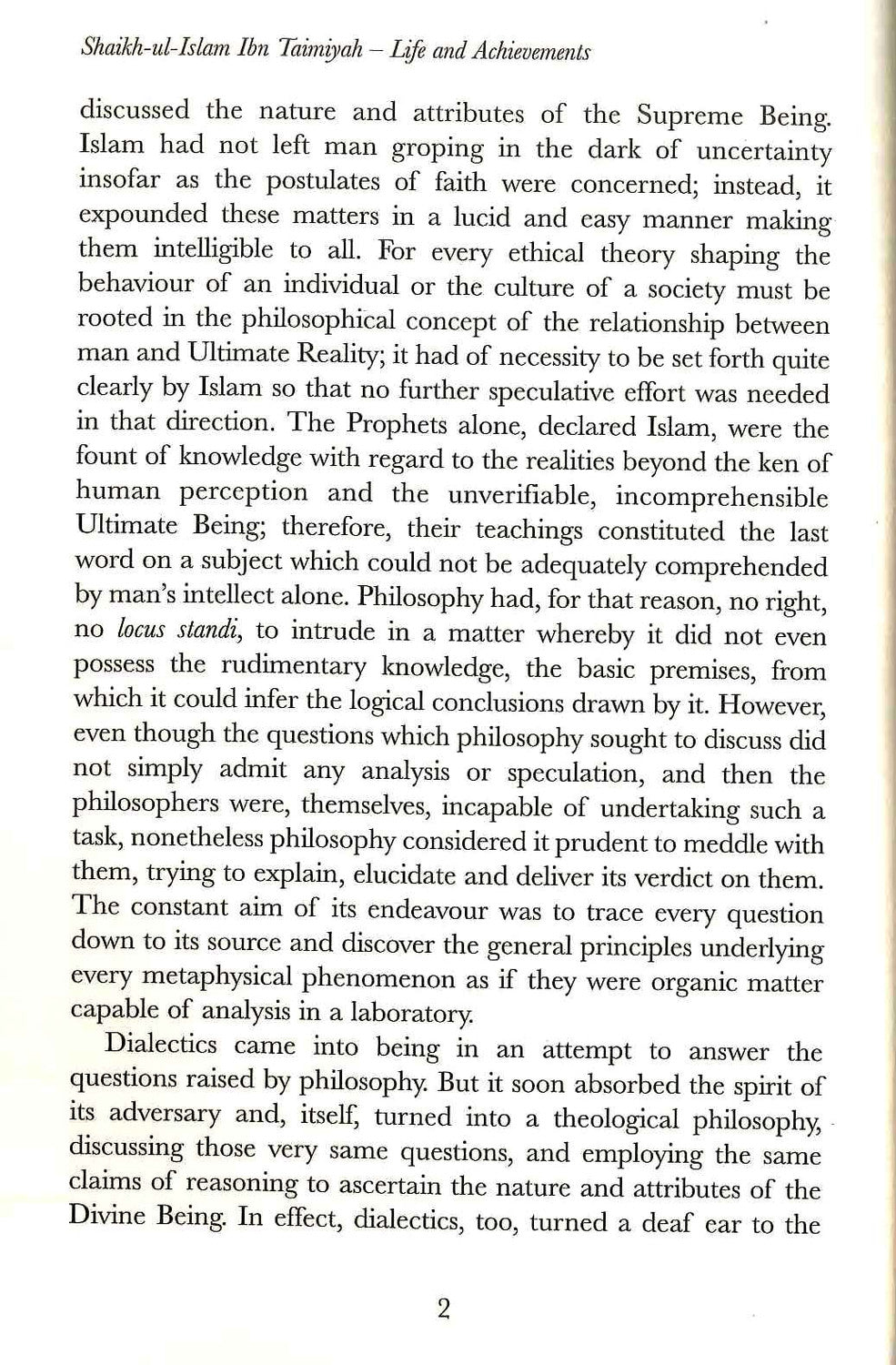 Shaikh-ul-Islam Ibn Taimiyah Life and Achievements by Syed Abul Hassan Ali AL Nadwi