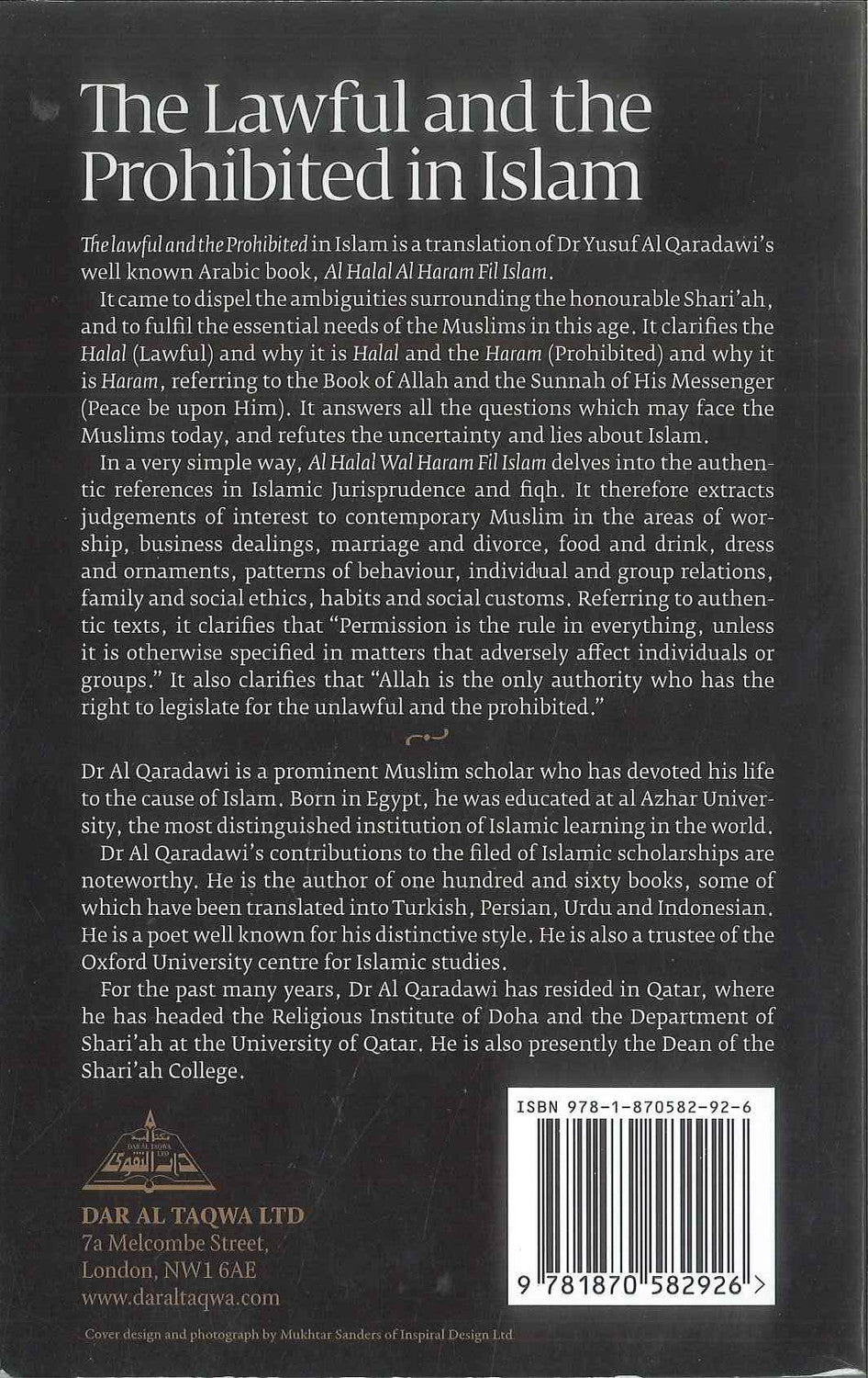 The Lawful & the Prohibited in Islam – Yusuf al‑Qaradawi | Islamic Fiqh Guide to Halal & Haram