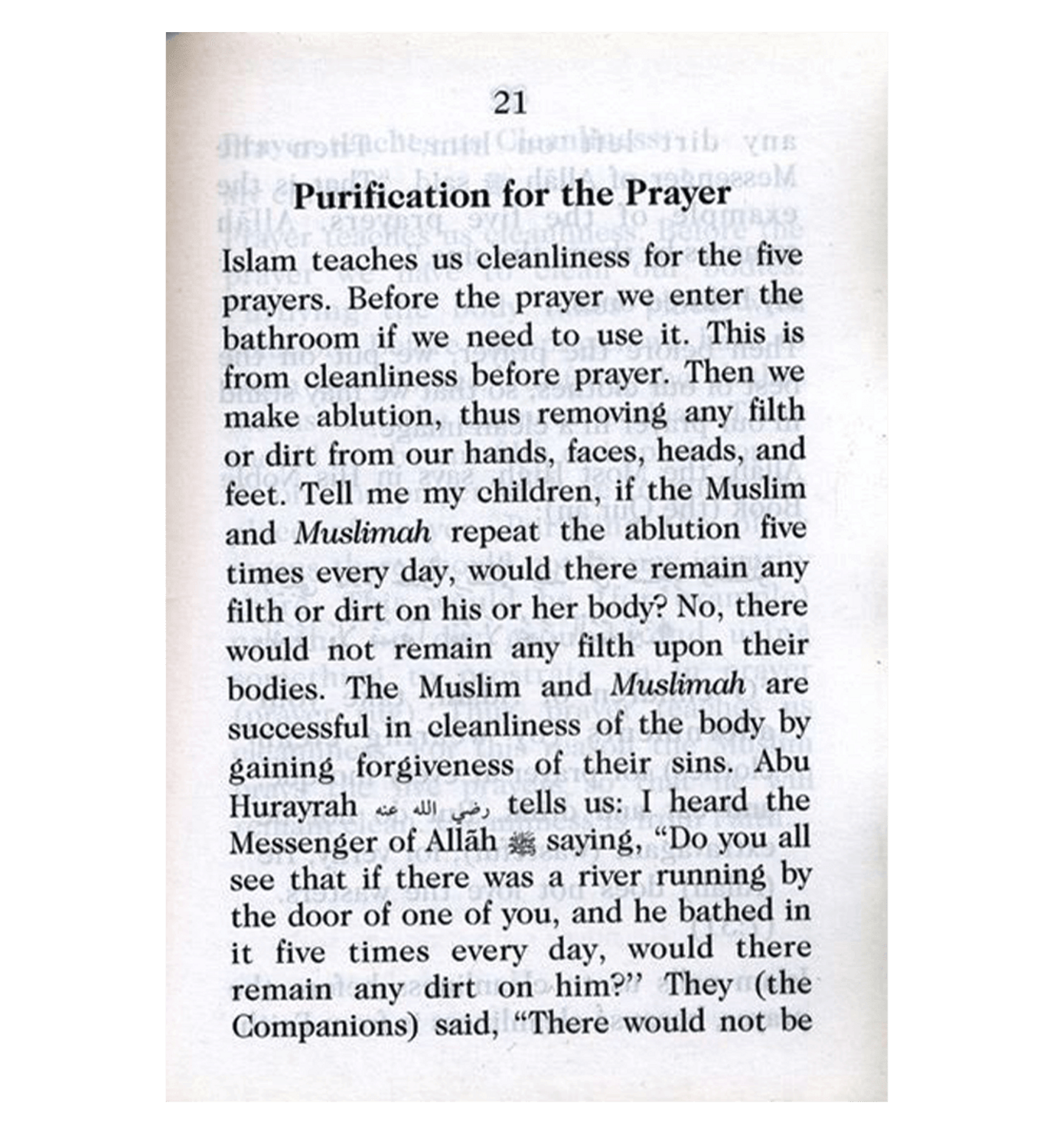 La propreté découle de la foi, par Abdul Malik Mujahid