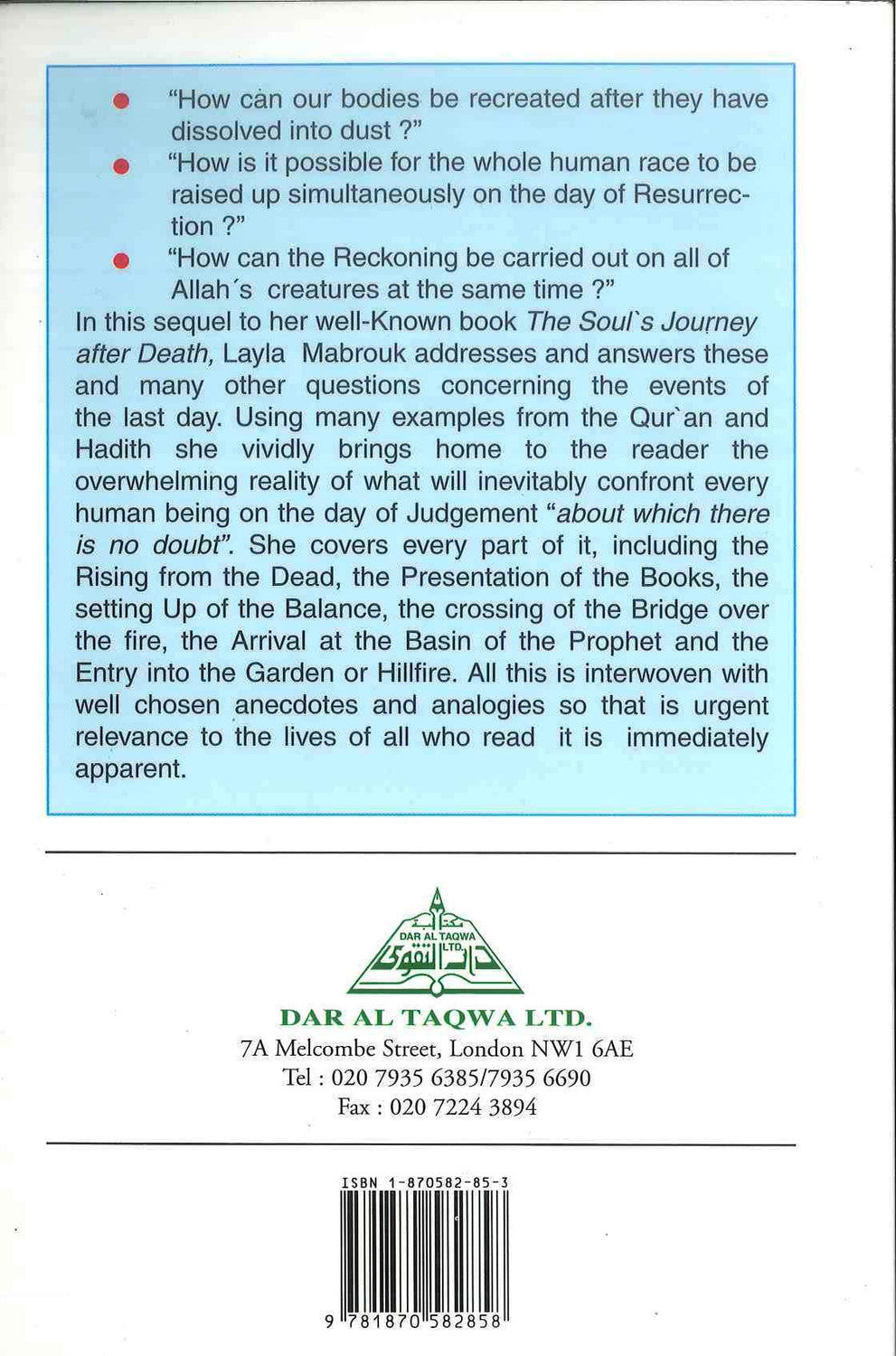 The Day of Rising – Layla Mabrouk | Islamic Guide to Resurrection & the Last Day