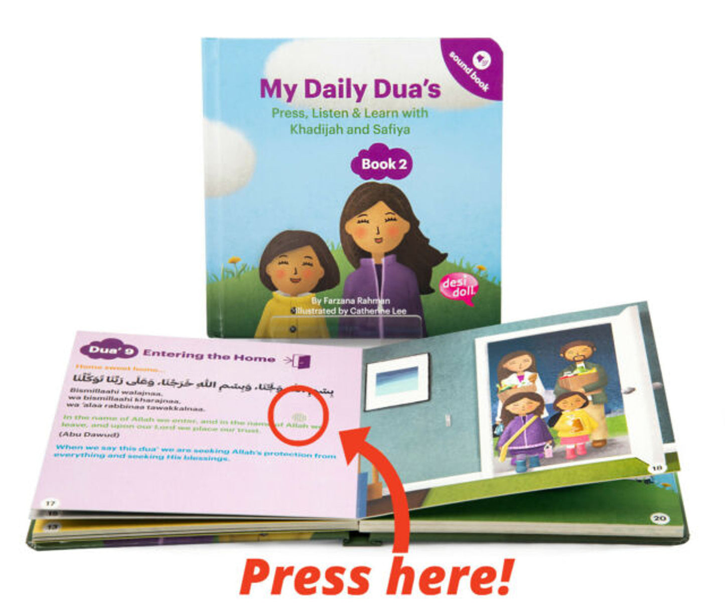 My Daily Duas Story Sound Book 2 | Interactive Islamic Sound Book for Kids