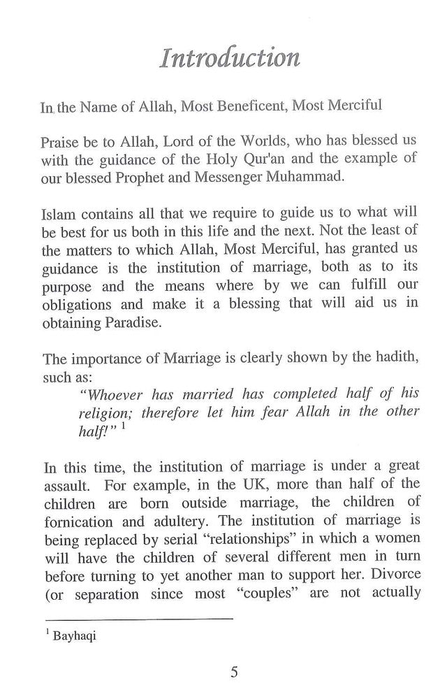 L'HARMONIE DU MARIAGE EN ISLAM | Dr Muhammad Bin Lutfi As-Sabagh