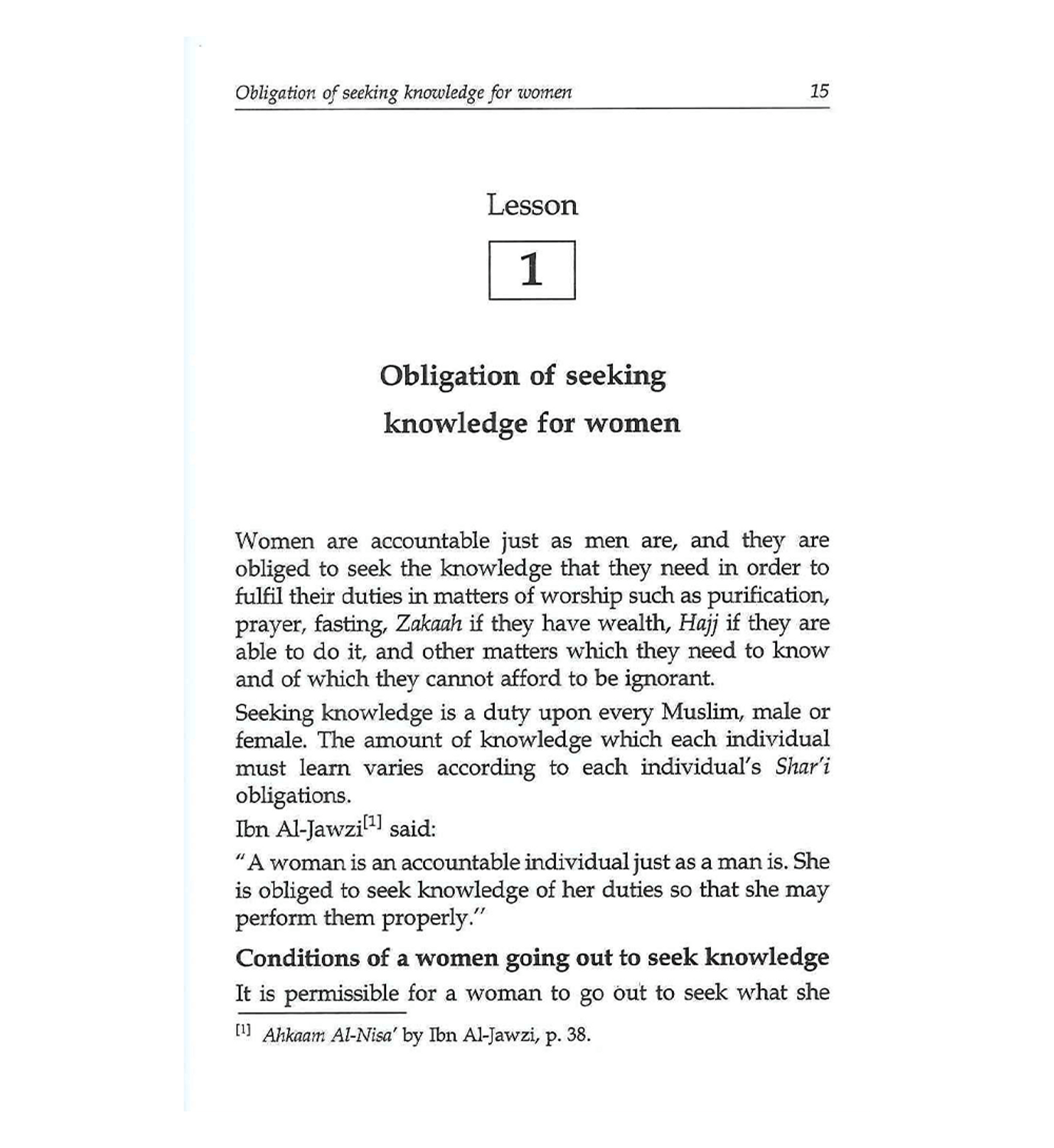 Leçons importantes pour les femmes musulmanes par Amr Abdul-Mun im Saleem