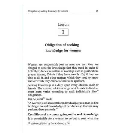 Leçons importantes pour les femmes musulmanes par Amr Abdul-Mun im Saleem