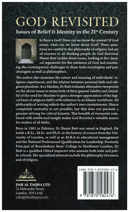 God Revisited: Issues of Belief & Identity in the 21st Century | Nasim Butt – Dar al-Taqwa