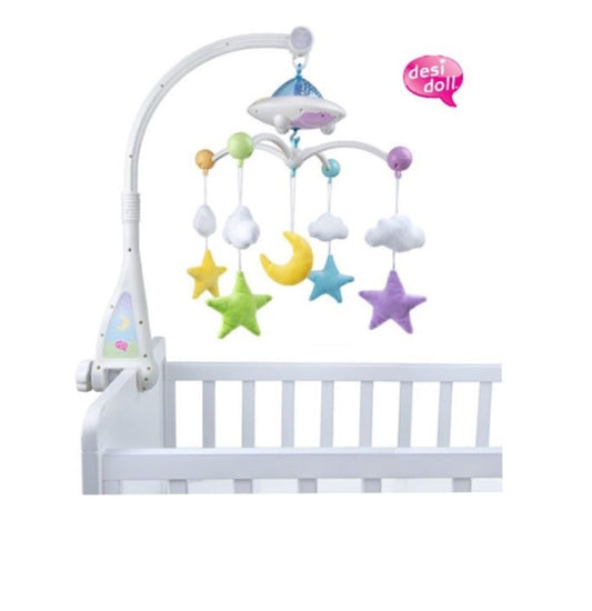 Moon & Stars Quran Cot Mobile – Baby Mobile by Desi Doll