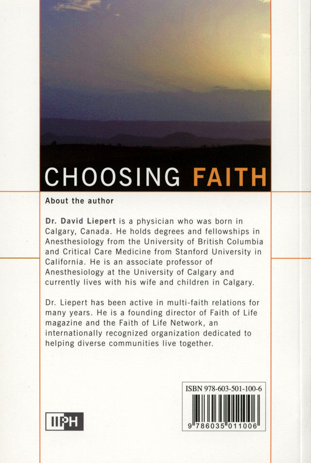 Choosing Faith by Dr. David J. Liepert