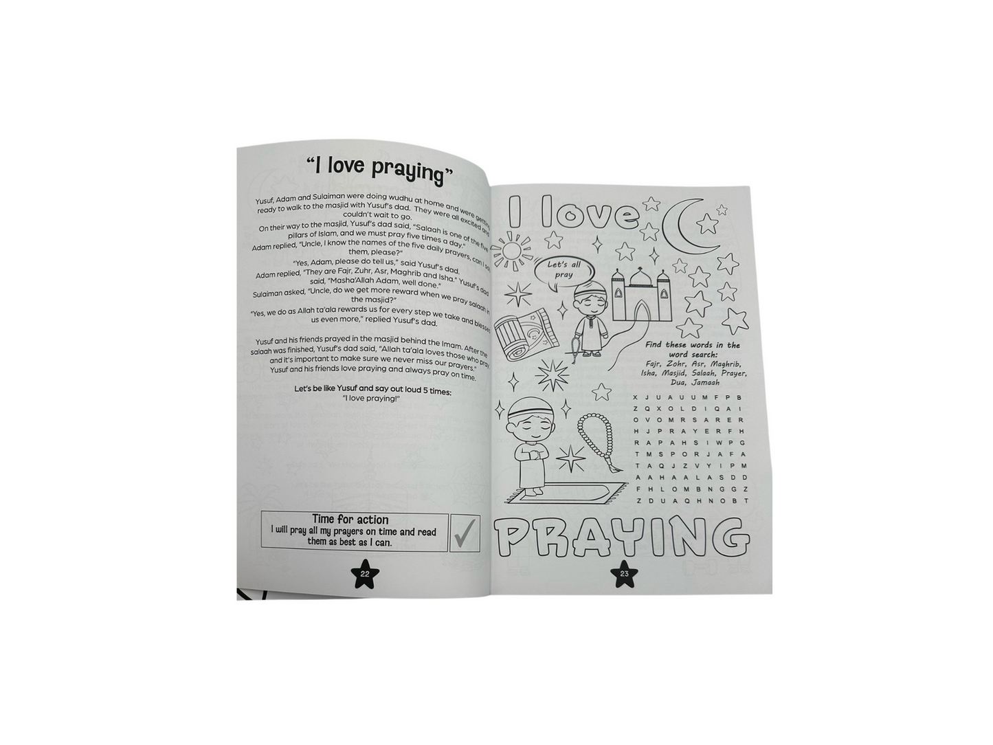 My Inspired Stars (Ages 5–11) – Islamic Activity & Learning Book for Children
