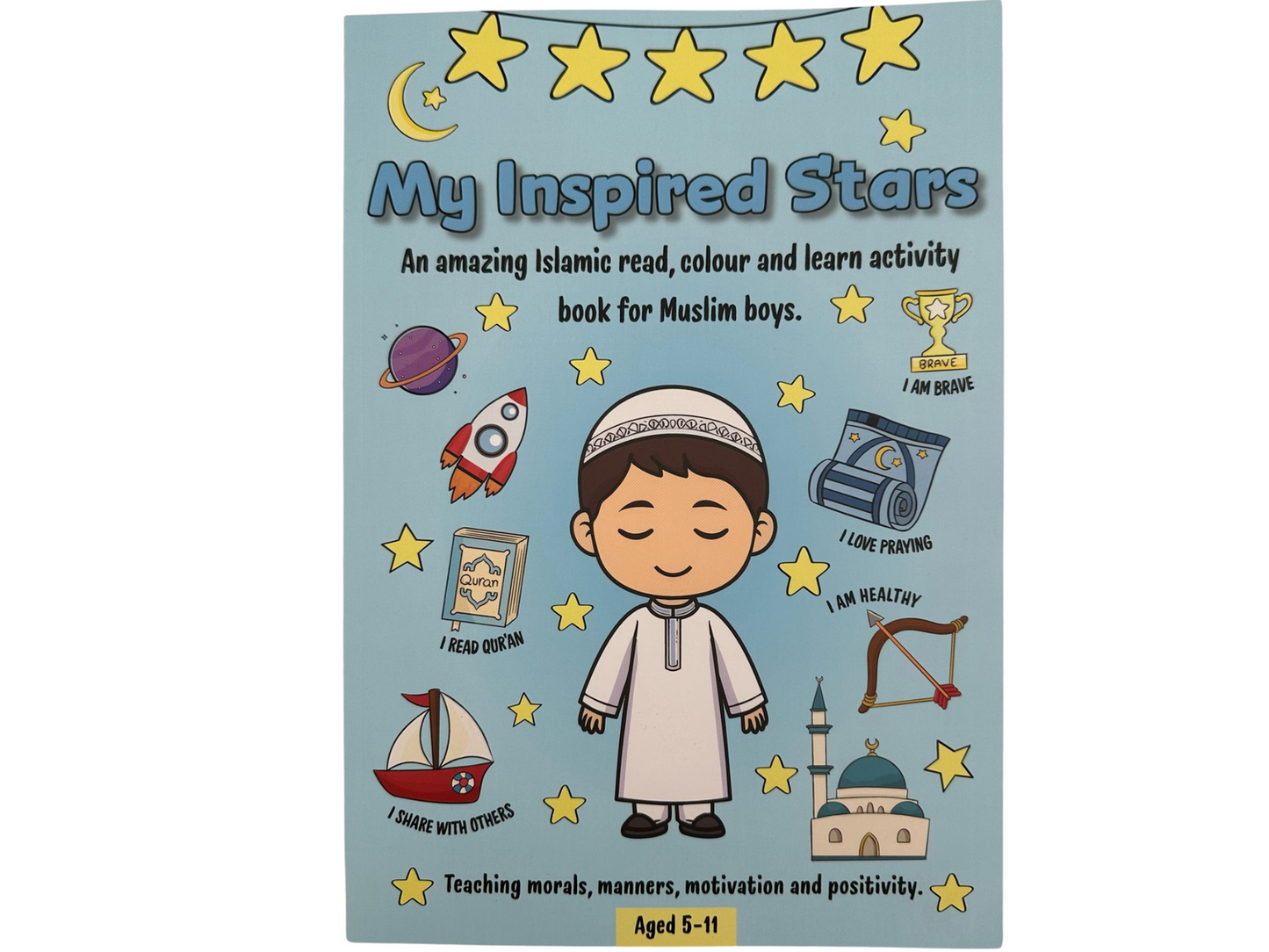 My Inspired Stars (Ages 5–11) – Islamic Activity & Learning Book for Children