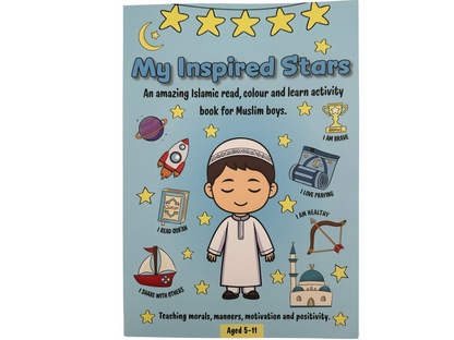 My Inspired Stars (Ages 5–11) – Islamic Activity & Learning Book for Children