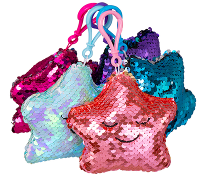 My Dua Keyring with Flippable Sequins | Islamic Learning Keychain Toy | Desi Doll