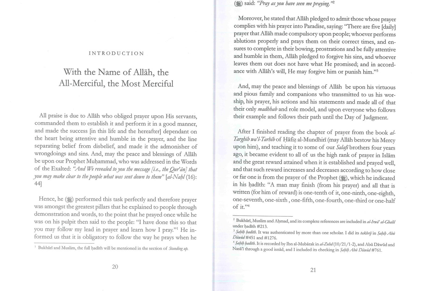 صفة صلاة النبي صلى الله عليه وسلم للإمام محمد ناصر الدين الألباني