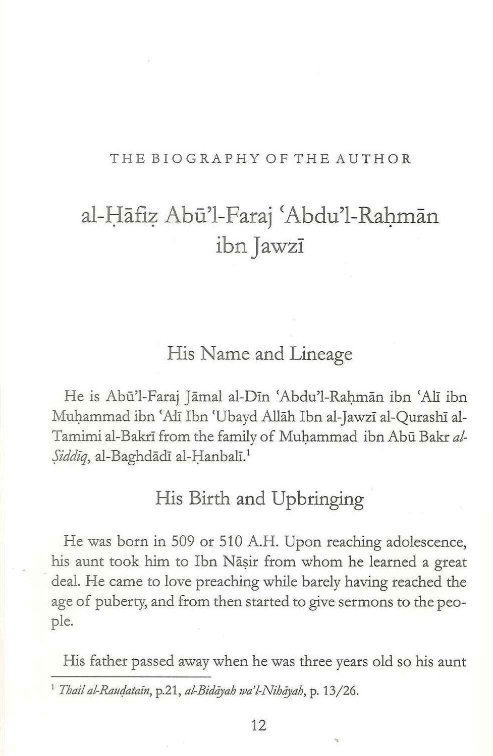 Discipliner l'âme par Ibn al-Jawzi