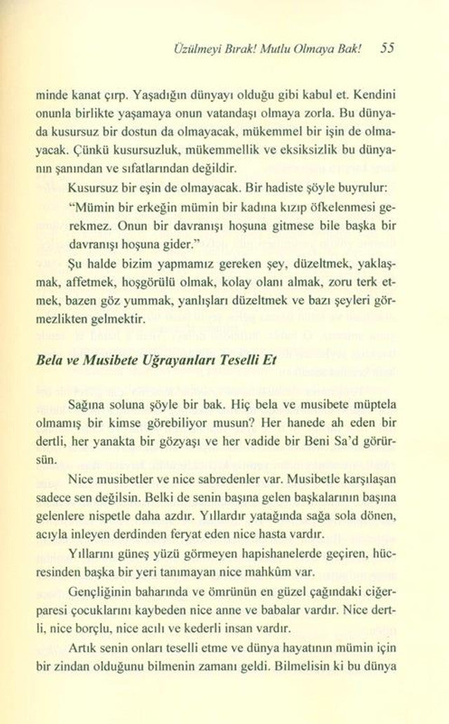 لا تحزن. أوزونتويو بيراك للدكتور عز القرني