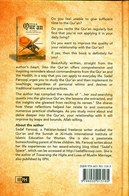 In to the Quran Let It Enrich Your Soul And Your Life by Sadaf Farooqi