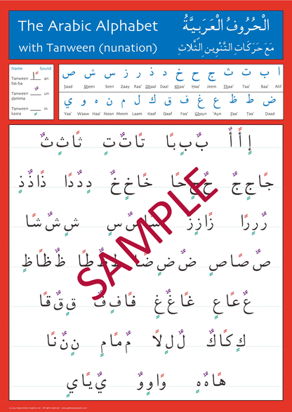 Gateway to Arabic Poster Pack 2 – Visual Arabic Learning Posters for Kids & Beginners 7