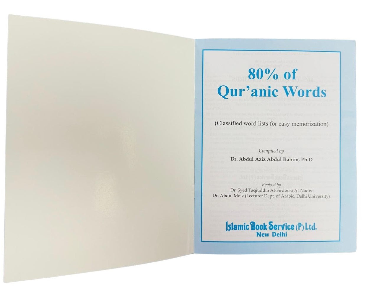 80% of Qur'anic Words: Classified Word Lists for Easy Memorization