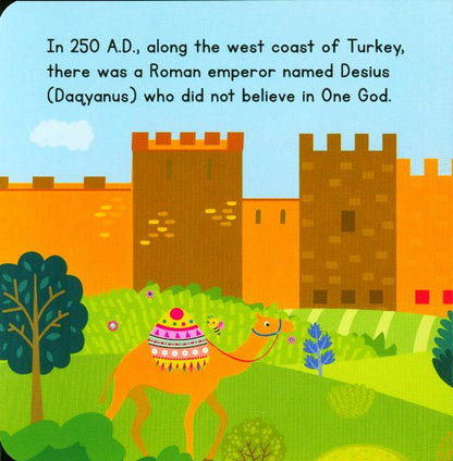 L'histoire des sept dormeurs par Saniyasnain Khan – Livre cartonné d'histoires coraniques pour enfants