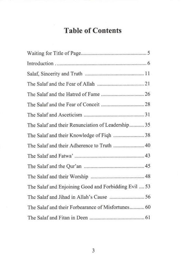 The Spirit and Wisdom of the Early Muslim