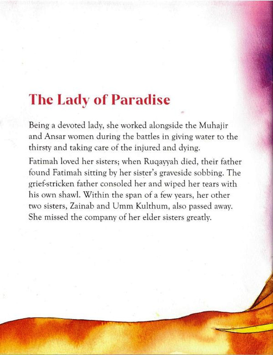The Story of Fatimah Daughter of the Prophet Muhammad (SAW)