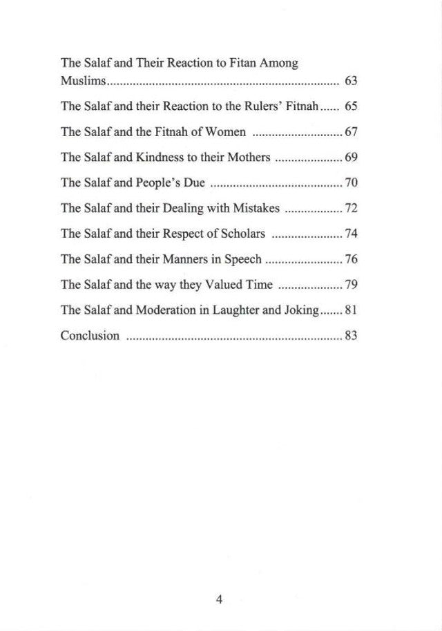 The Spirit and Wisdom of the Early Muslim