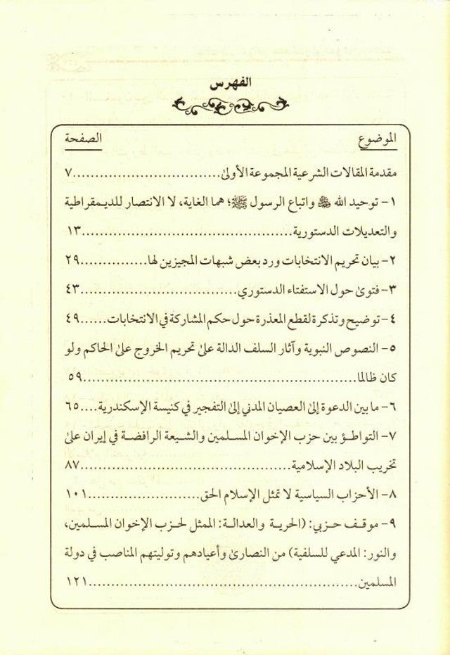 Islamic Legal Articles on Appearances & Revolutions- Jurisprudence in Modern Islamic States