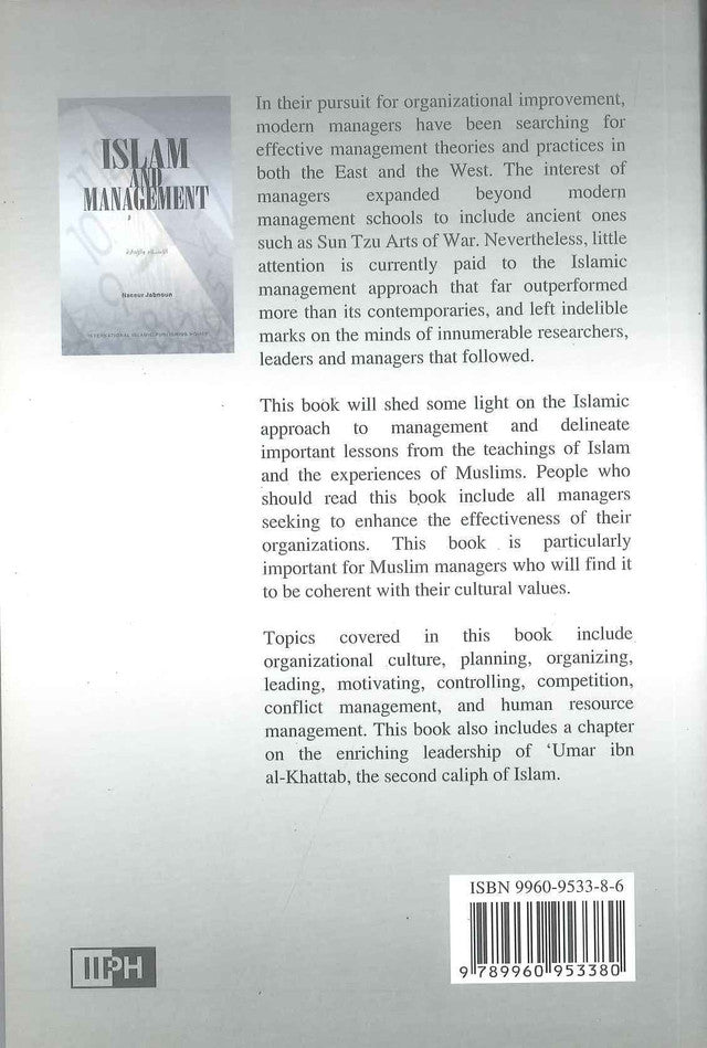Islam and Management (Softcover) by Dr. Naceur Jabnoun