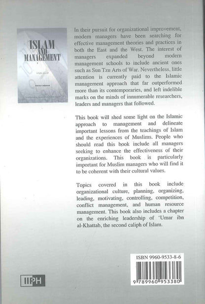 Islam and Management (Softcover) by Dr. Naceur Jabnoun