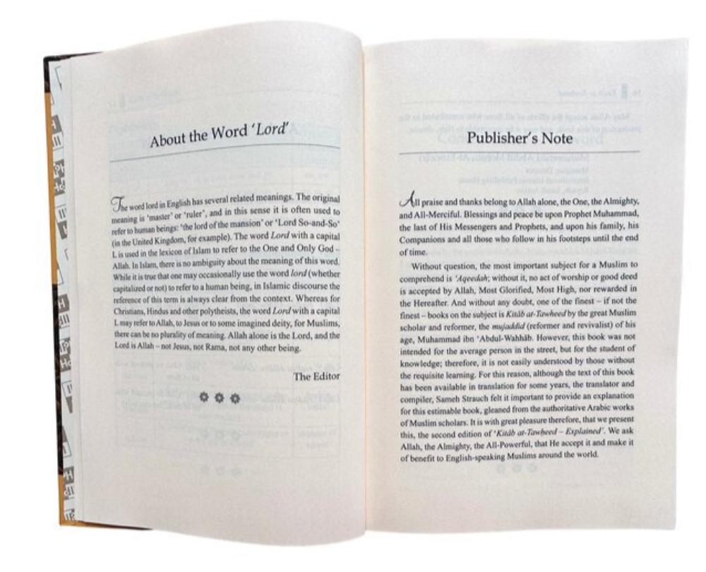 Kitab at-Tawheed- A Comprehensive Explanation