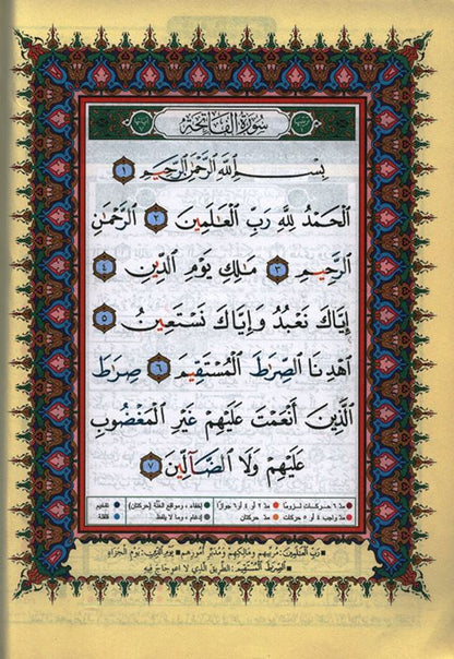 Last 5 Parts of the Qur'an (Surah Ahqaf to Surah Nas) – 7" x 9" Full Size with Tajweed (Arabic Only)