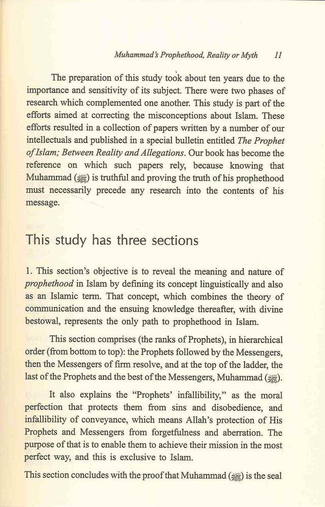 Mohammad's Prophethood Reality or Myth