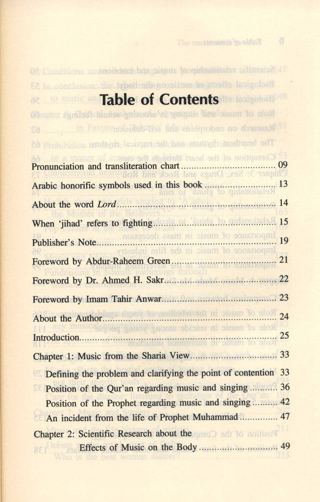 La musique m'a poussé à le faire, par le Dr Gohar Mushtaq
