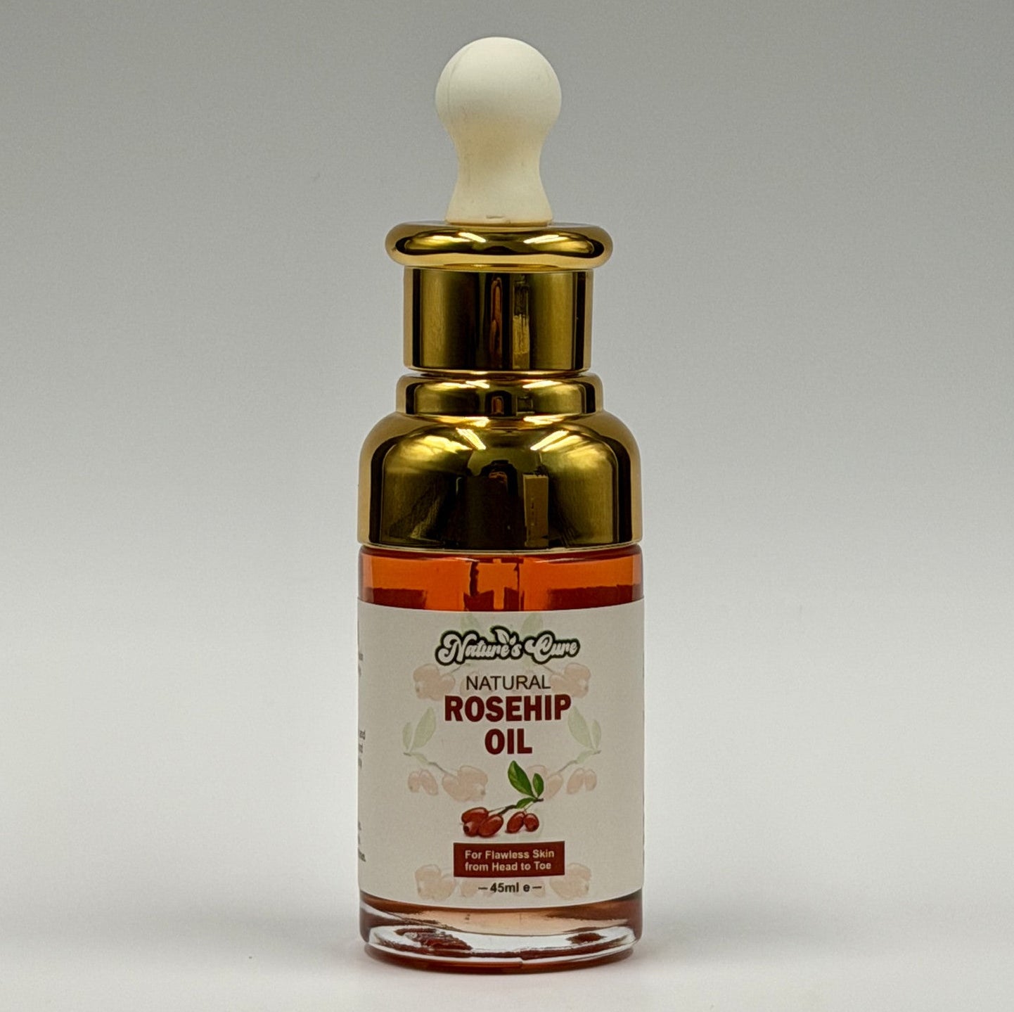 Rosehip Oil 45ml – Natural Skin Nourishing & Hydrating Facial Oil 1
