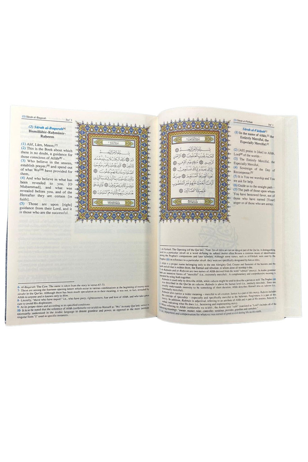Coran Sahih International, texte arabe, significations et notes en anglais, grand format, couverture rigide | Darussalam