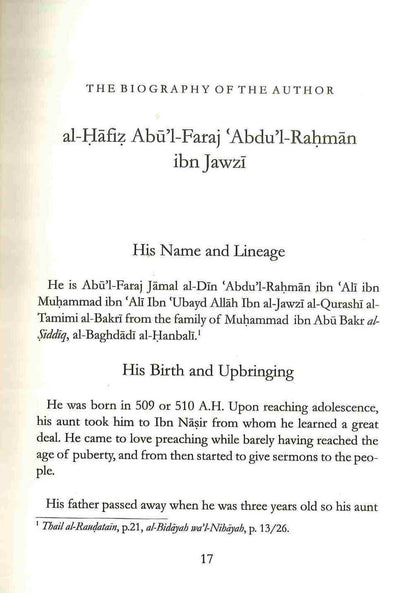 Semences d'avertissement et de réforme | Ibn al-Jawzi