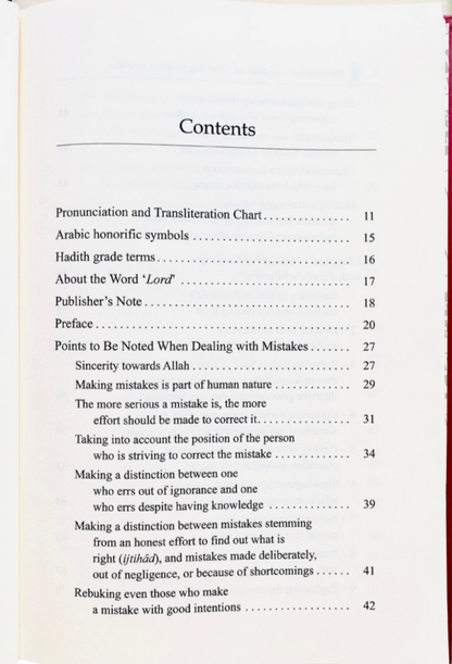 The Prophet’s Methods of Correcting People’s Mistakes
