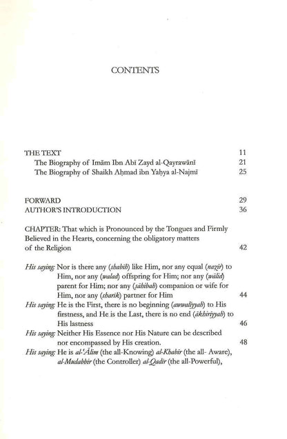 Le credo d'Ibn Abi Zayd Al-Qayrawani | Daar Us-Sunnah