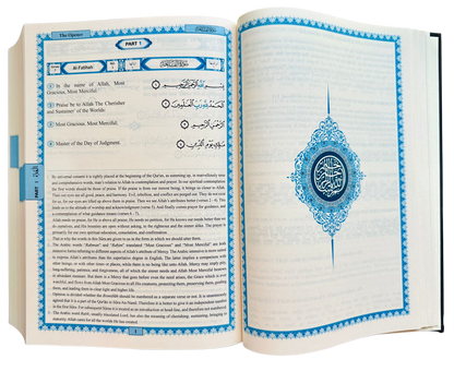 Le Saint Coran, traduction anglaise des significations et commentaires par Ustaz Abdullah Yusuf Ali (édition reliée).