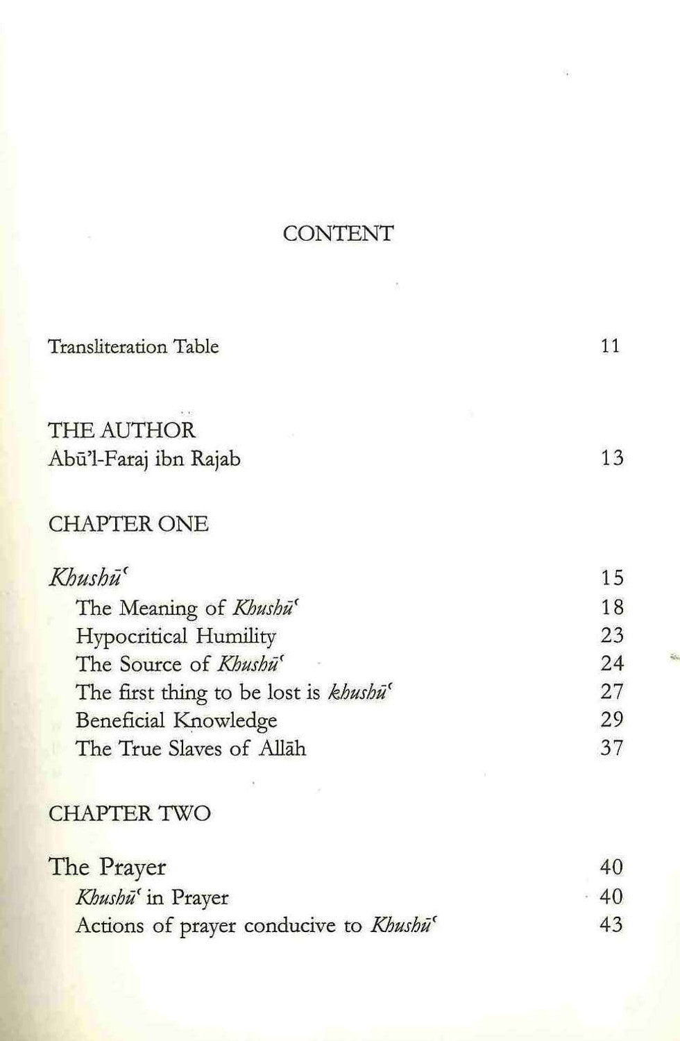 Dar As Sunnah Publications By Ibn Rajab Al-Hanbali