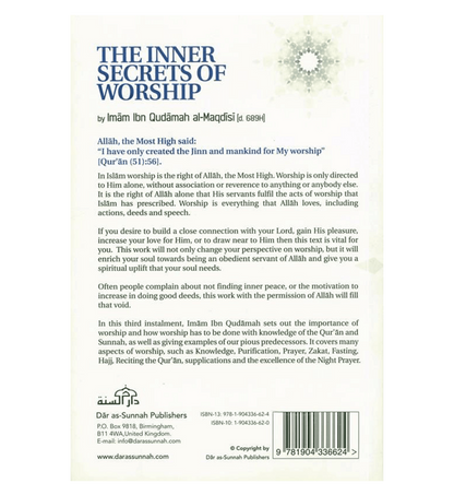 Les secrets intérieurs du culte par l'imam Ibn Qudamah al-Maqdisi