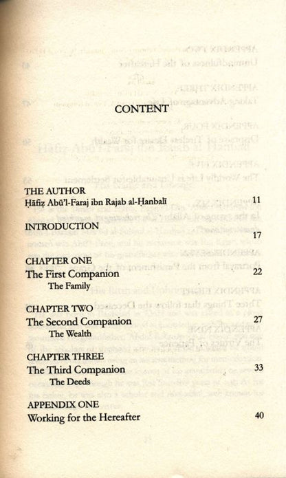 Les trois qui nous suivent jusqu'à la tombe | Ibn Rajab Al-Hanbali