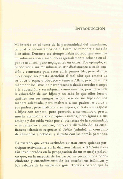 La Verdadera Personalidad Del Musulmán (espagnol) Le musulman idéal